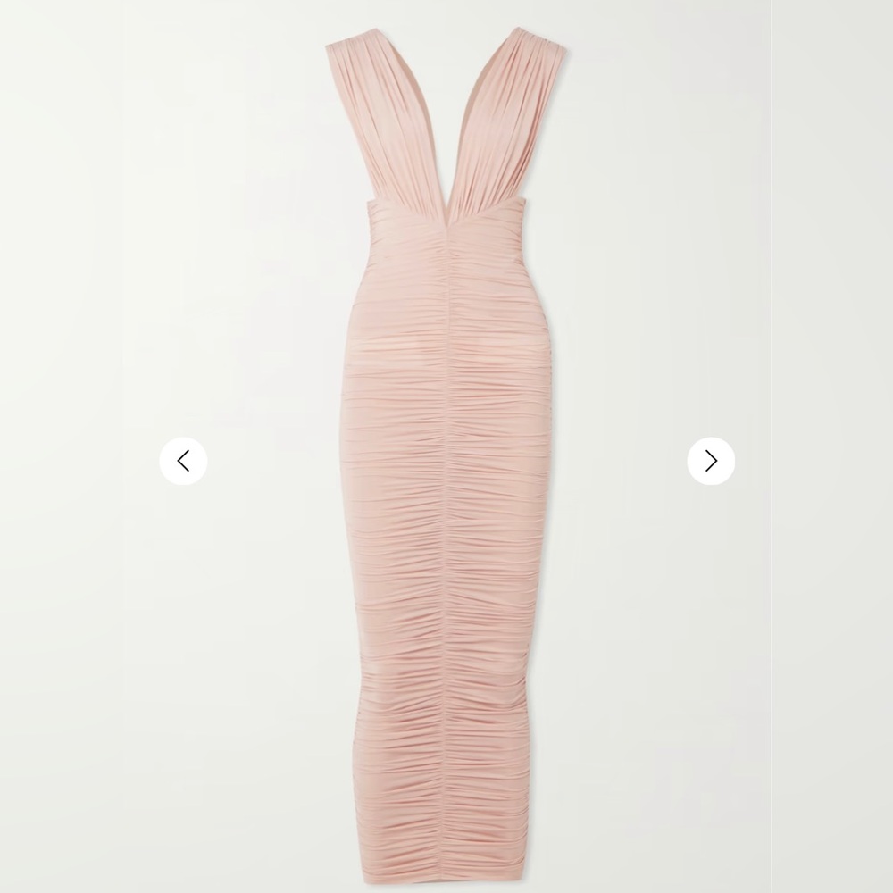 Chance ruched stretch-jersey midi dress - Picture 1 of 8
